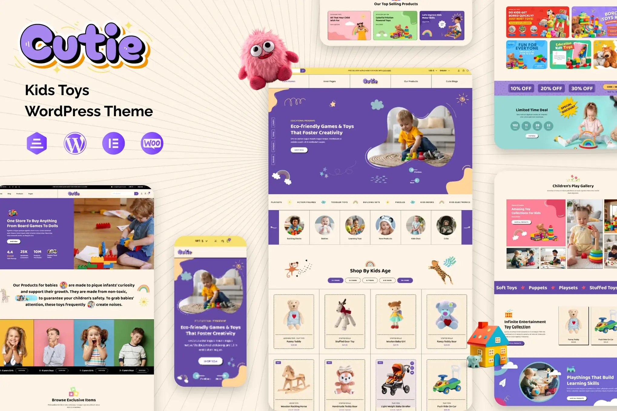 Cutie - ChildrenSchool, Toys Store Theme