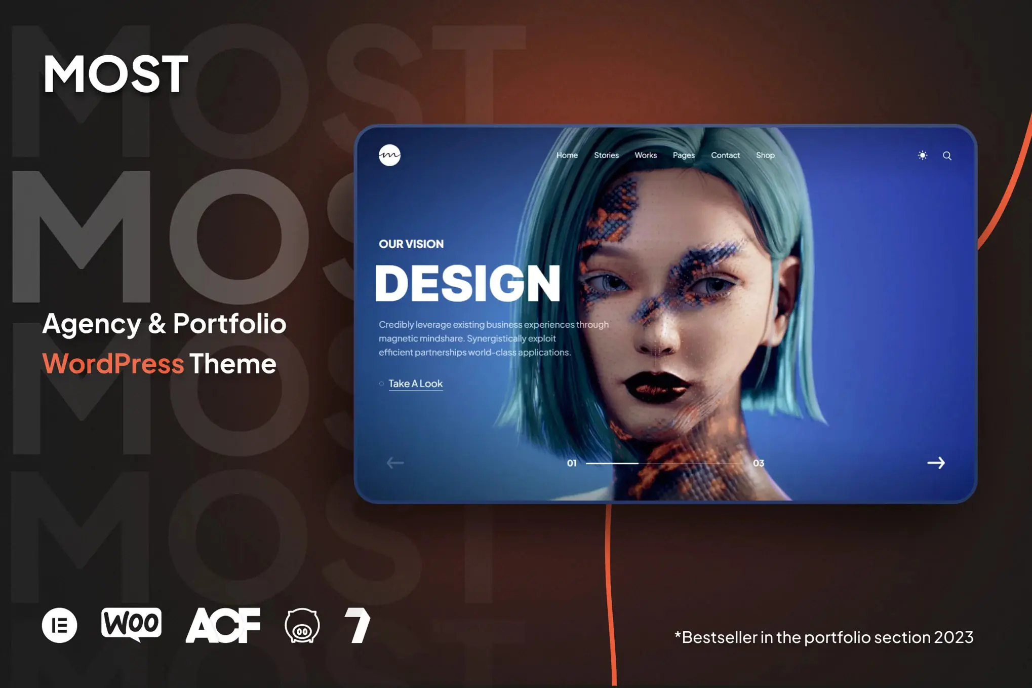 Most – Creative Agency and Portfolio Theme