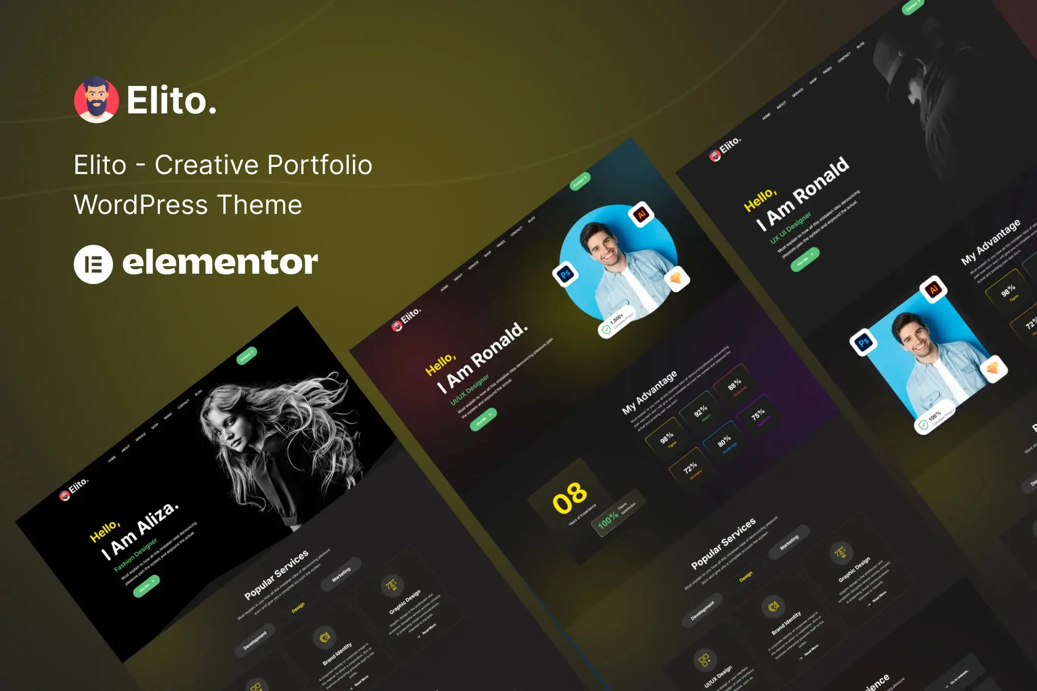 Elito - Creative Portfolio WordPress Theme