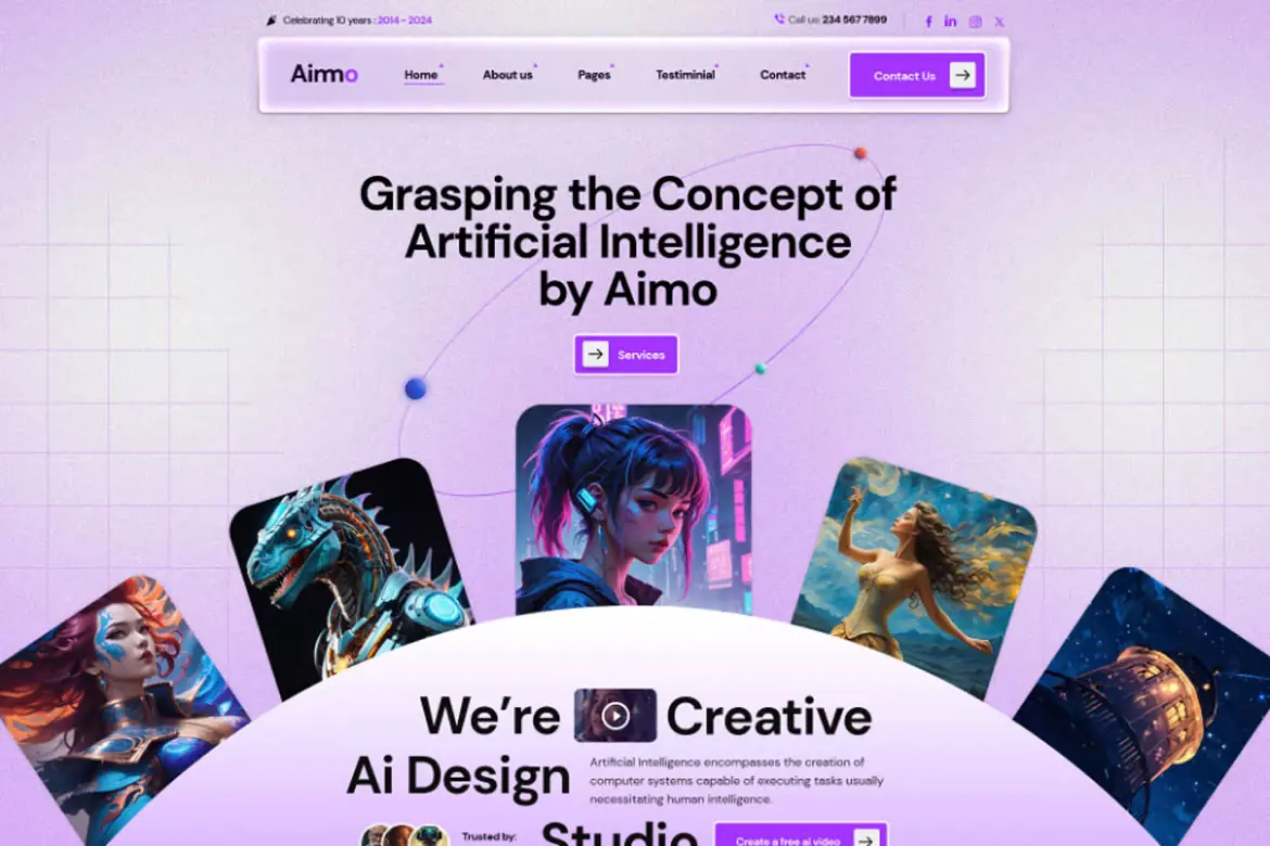 Aimo - AI Agency & Technology WordPress Theme