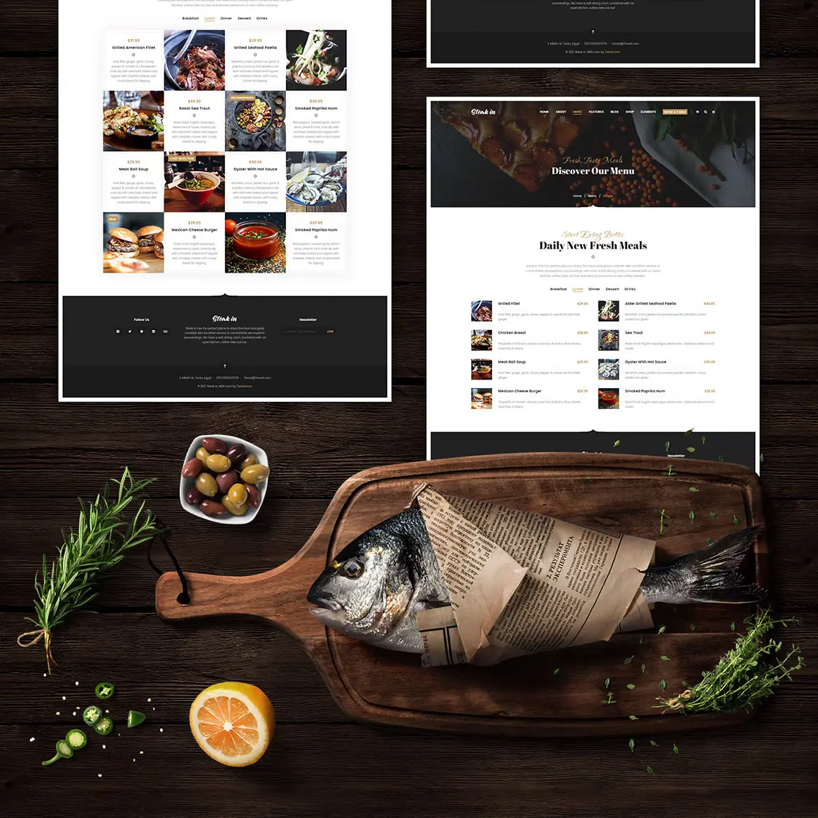 Steak In - Restaurant & Cafe HTML5 Template