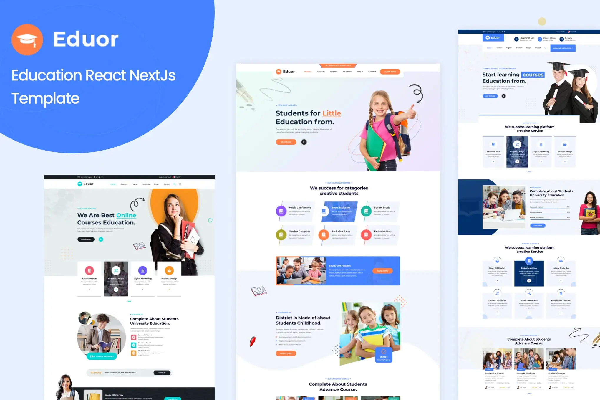 Eduor-Education React NextJs Template