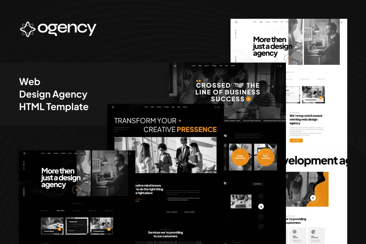 Ogency - Web Design Agency HTML Template