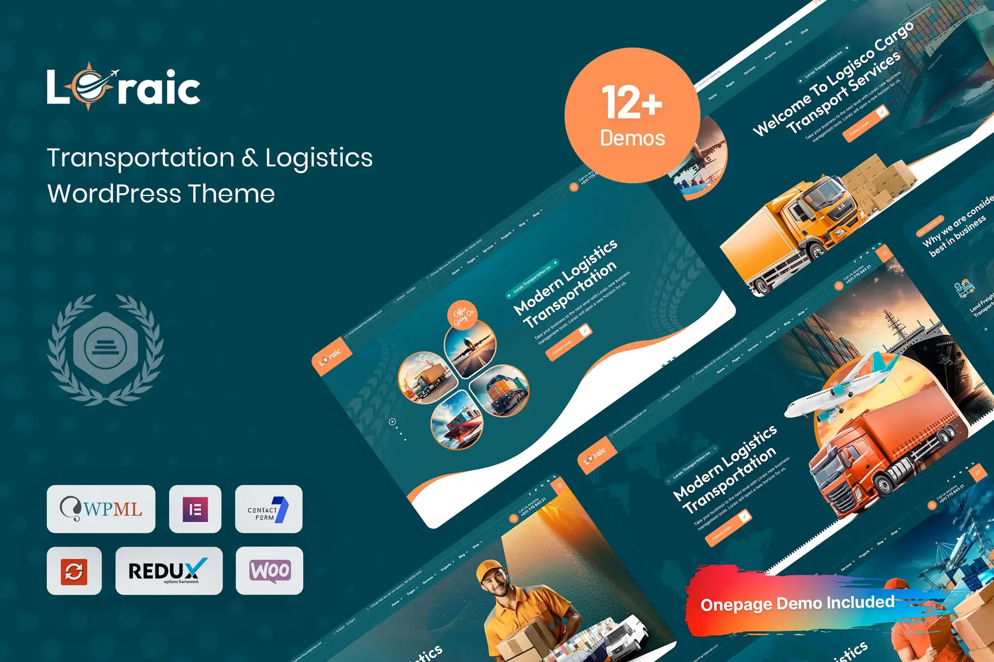 Loraic - Transportation & Logistics Theme