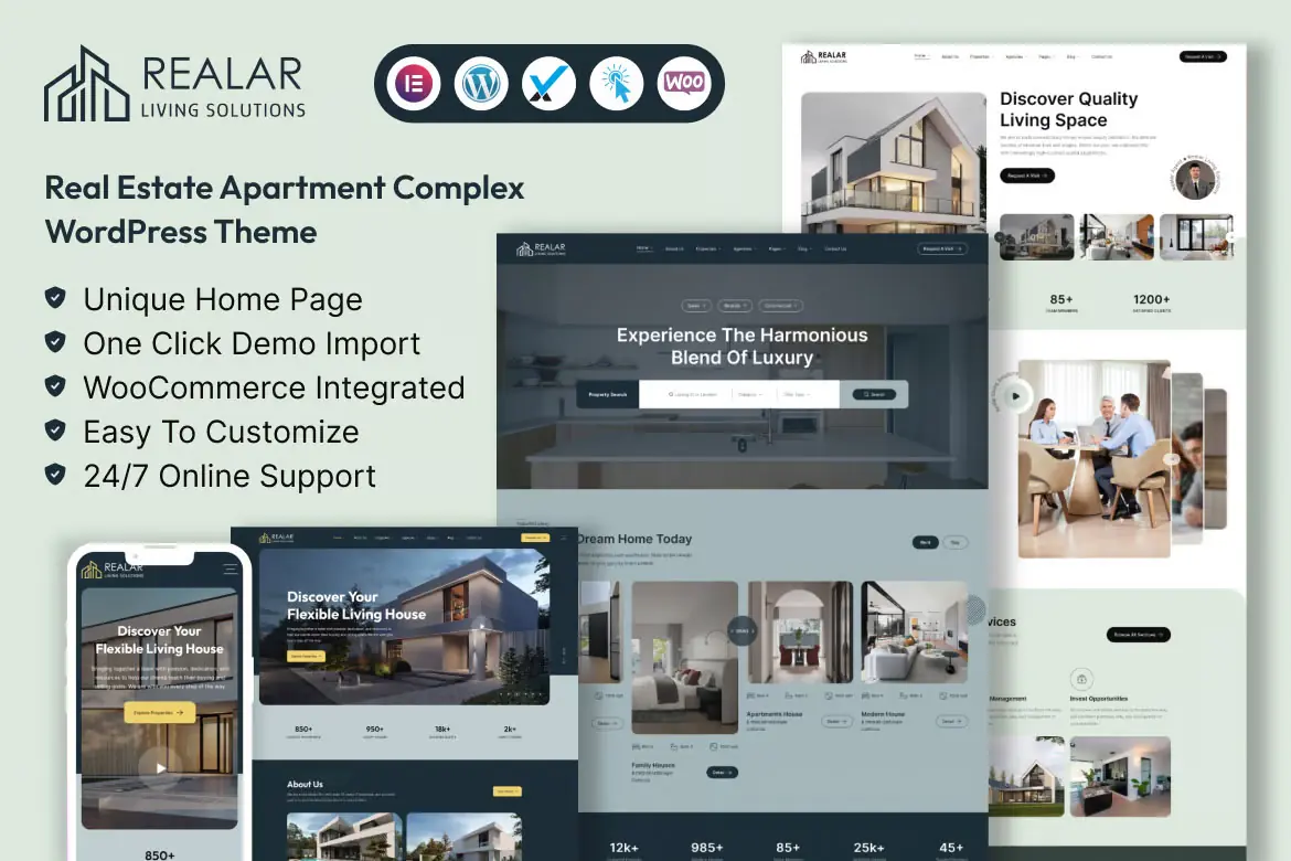 Realar - Real Estate WordPress Theme