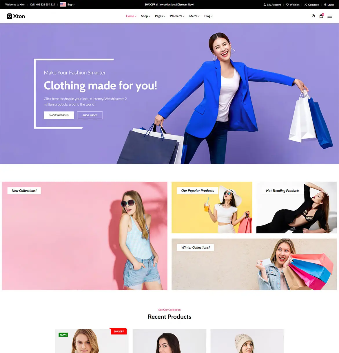 Xton - eCommerce HTML Template