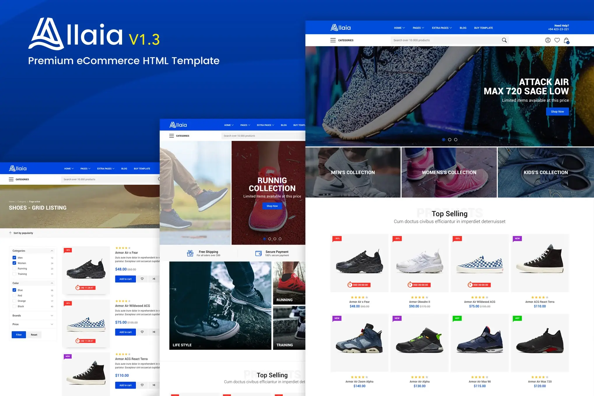 Allaia - eCommerce HTML Template