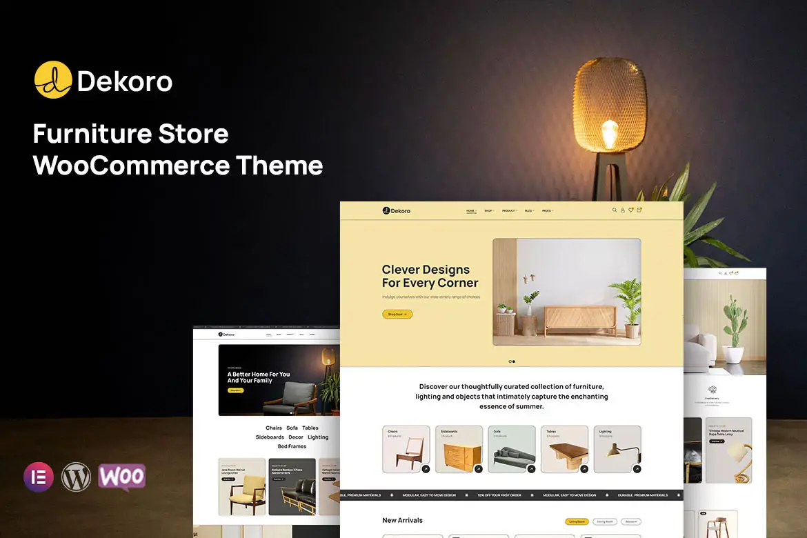 Dekoro - Furniture Store WooCommerce Theme